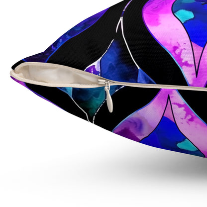 Midnight Cathedral Throw Pillow