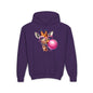 Girraffe Blowing Bubble Youth Heavy Blend Hoodie