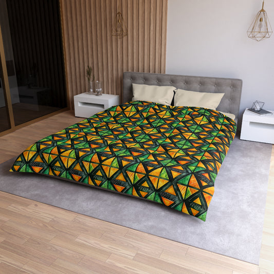 Living Tapestry Microfiber Duvet Cover