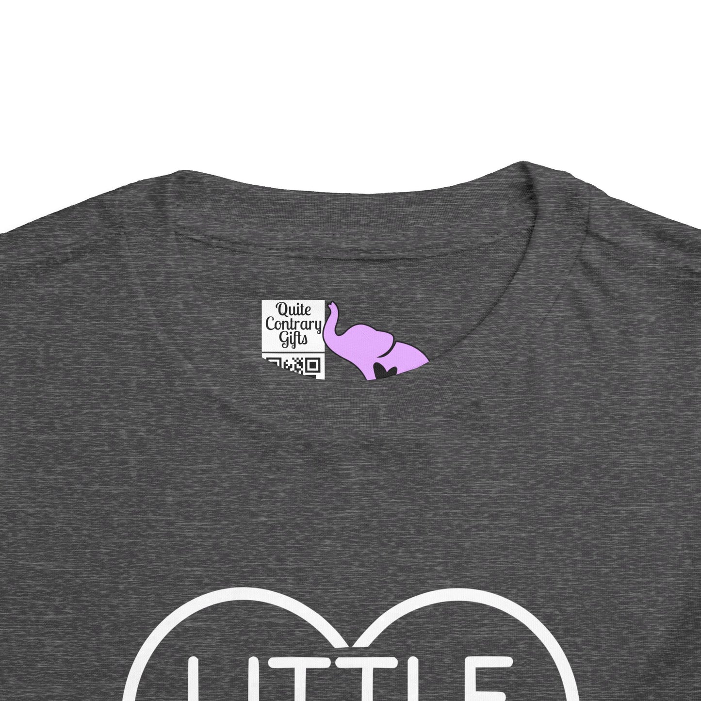 Little Sister (Heart) Toddler Tee