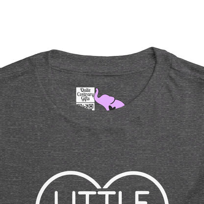 Little Sister (Heart) Toddler Tee