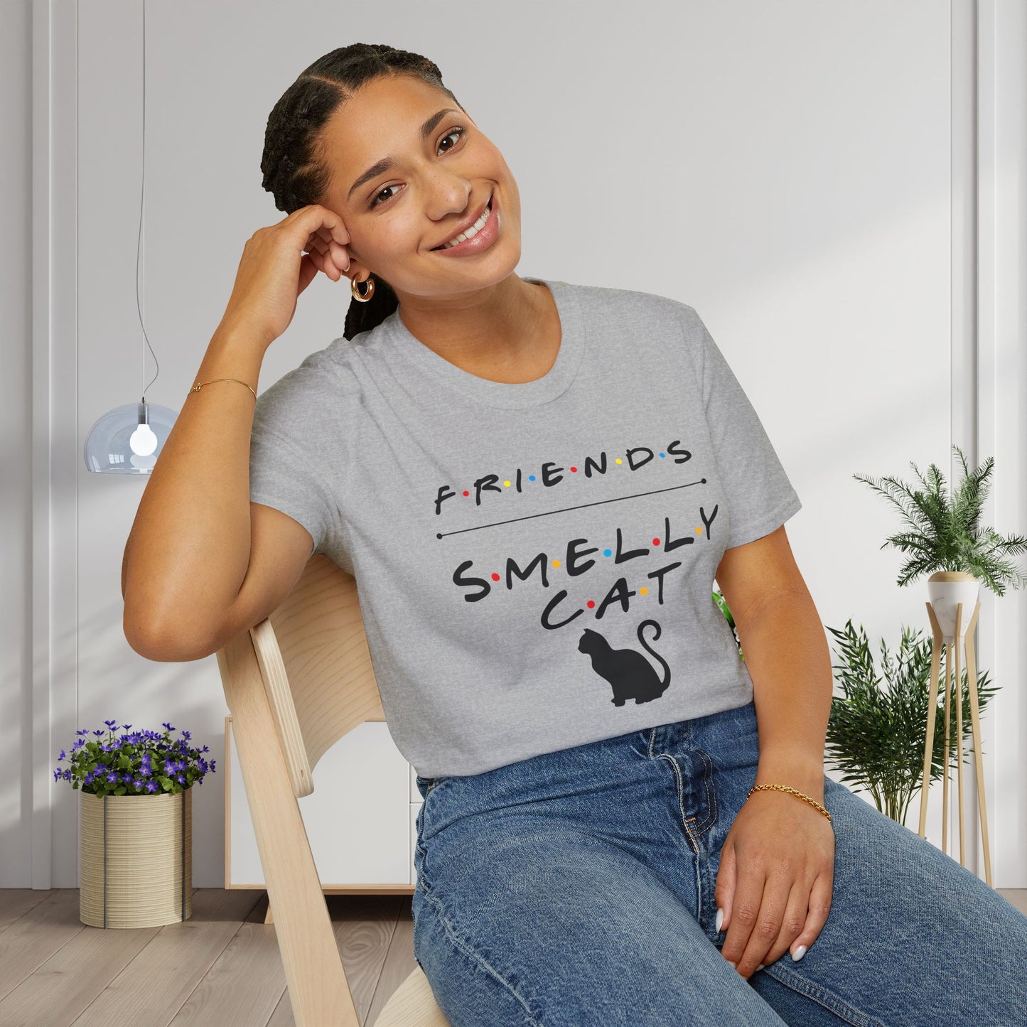 Friends; Smelly Cat Adult T-shirt