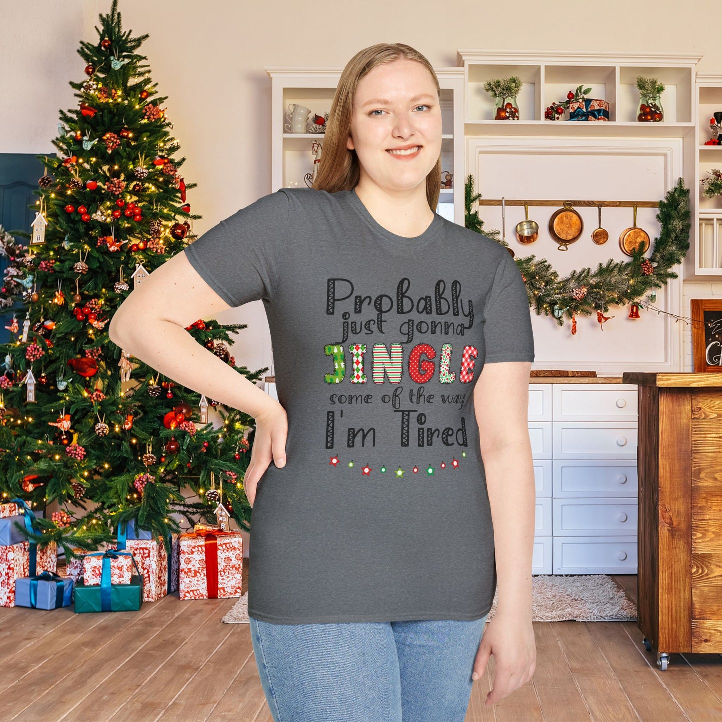 Probably Just Gonna Jingle Some of the Way I'm Tired Adult T-shirt