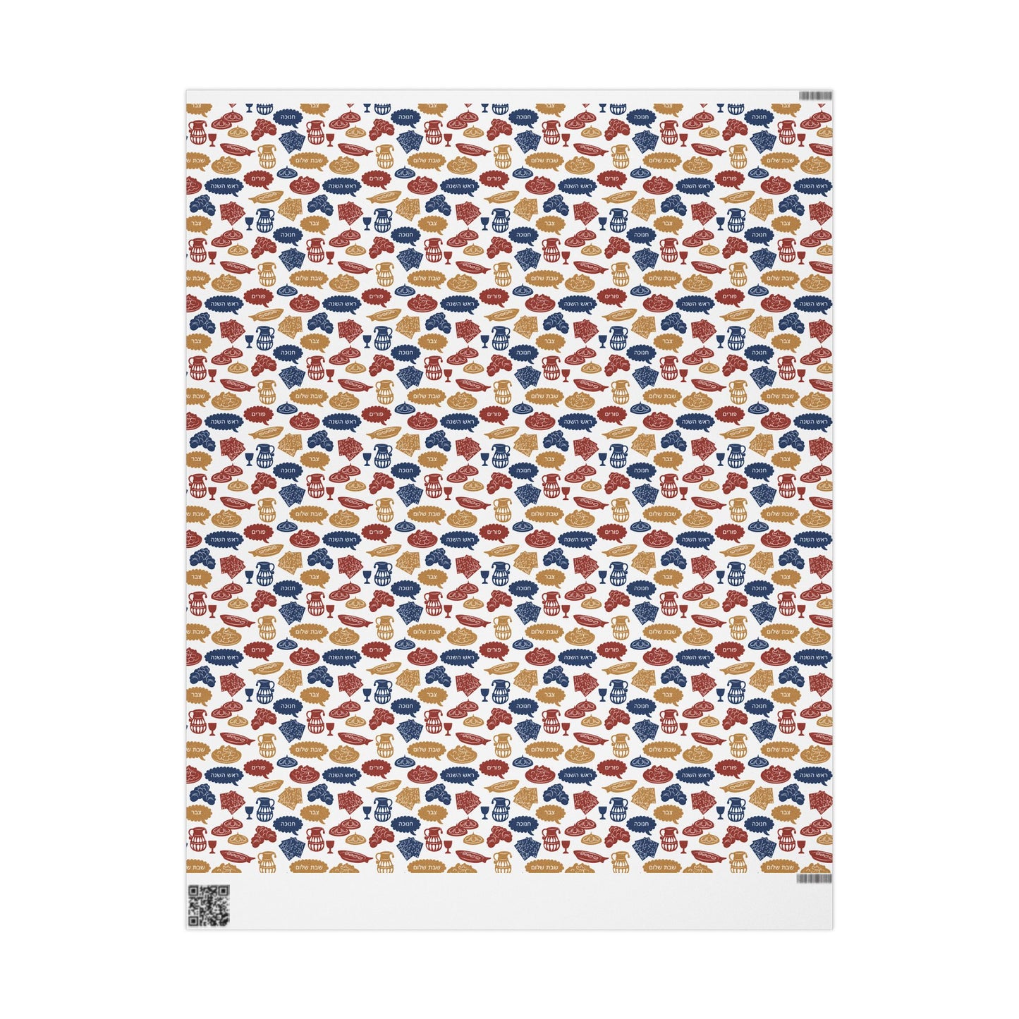 Sacred Traditions Hanukkah Wrapping Paper