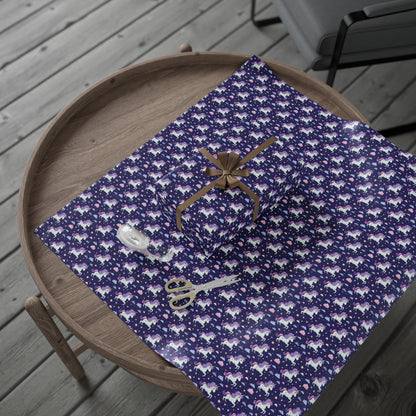 Starlight Unicorn Parade Wrapping Paper