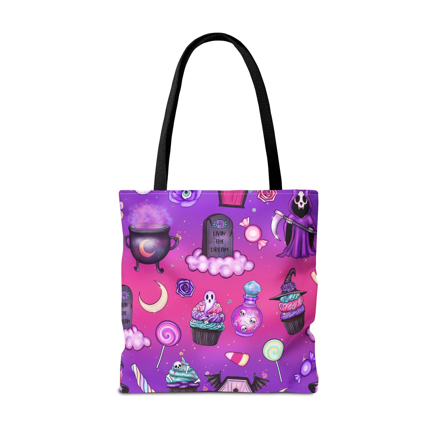 Haunted Sugar Rush Canvas Tote Bag