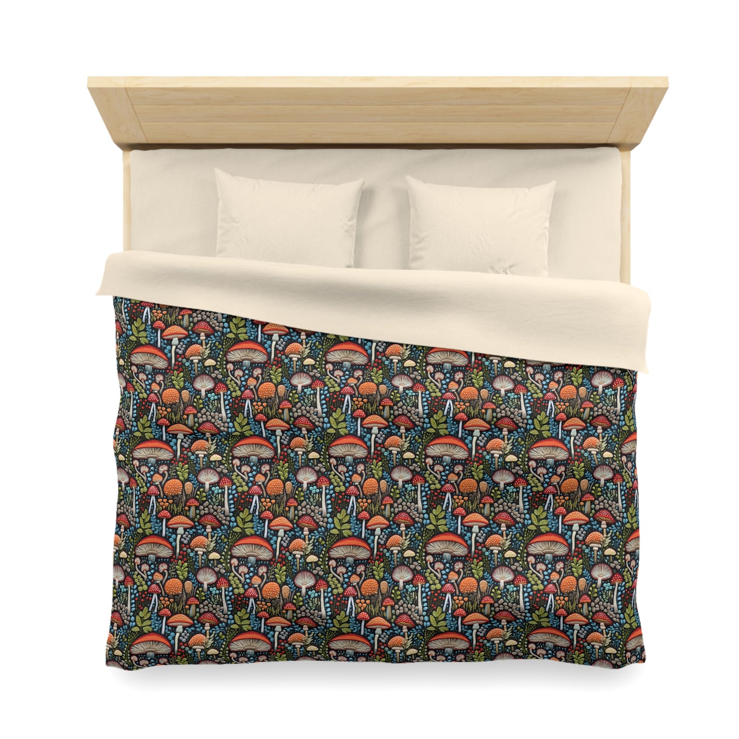 Shroom Bloom Microfiber Duvet Cover