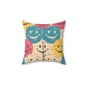 Color Me Happy Throw Pillow