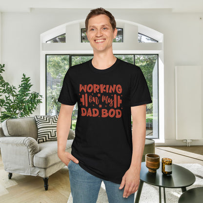Working On My Dad Bod Adult T-shirt