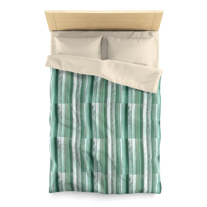 Seafoam Glass Microfiber Duvet Cover
