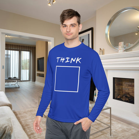 Think (Outside The Box) Adult Long Sleeve Tee