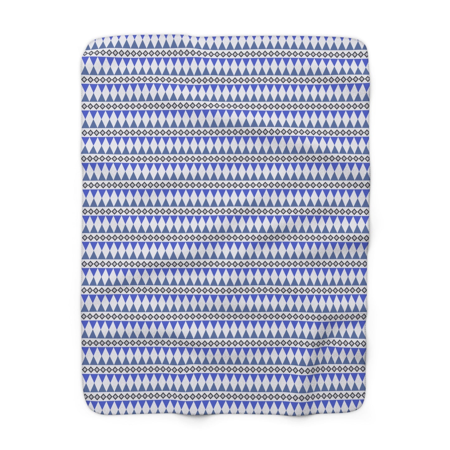 Sapphire Cairn Stripes Fleece Blanket