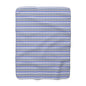 Sapphire Cairn Stripes Fleece Blanket