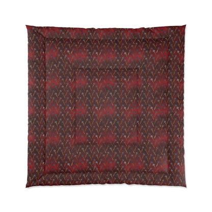 Ruby Night Blossoms Comforter