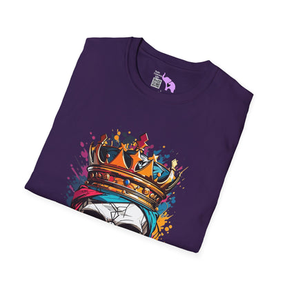 Colorful Crowned Skull Adult T-shirt