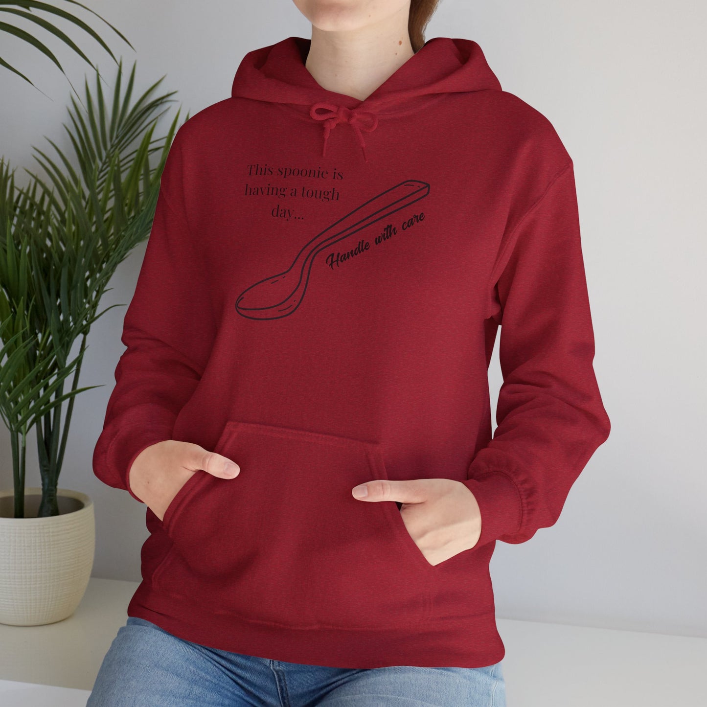 This Spoonie Is Having A Tough Day  Heavy Blend™ Hooded Sweatshirt