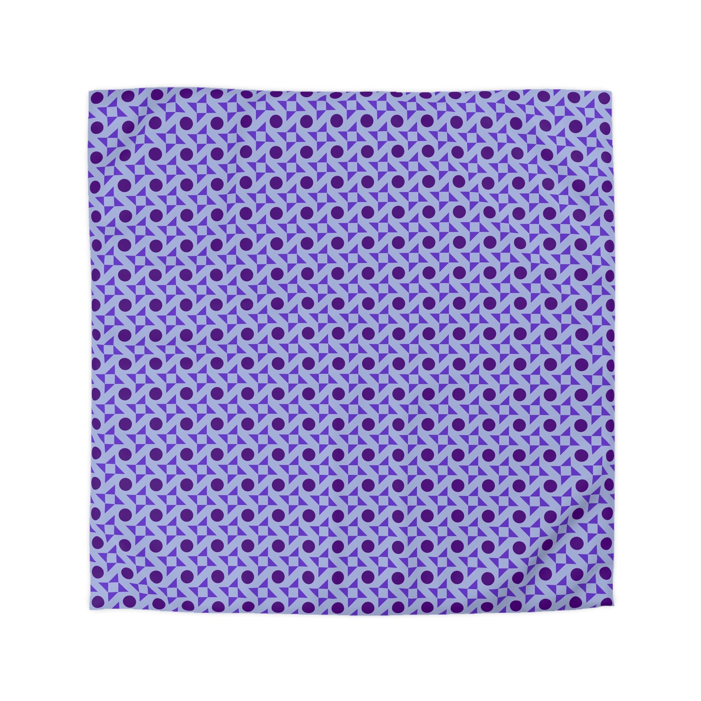 Violet Pinwheels Duvet Bedding Set