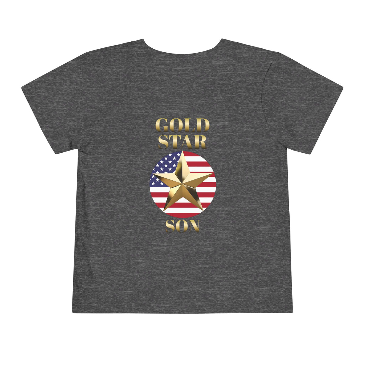 Gold Star Son Forever Proud Toddler Tee