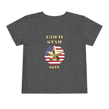 Gold Star Son Forever Proud Toddler Tee