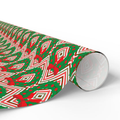 Christmas Wreaths Wrapping Paper
