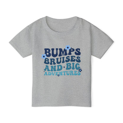 Bumps Bruises And Big Adventures Heavy Cotton™ Toddler T-shirt