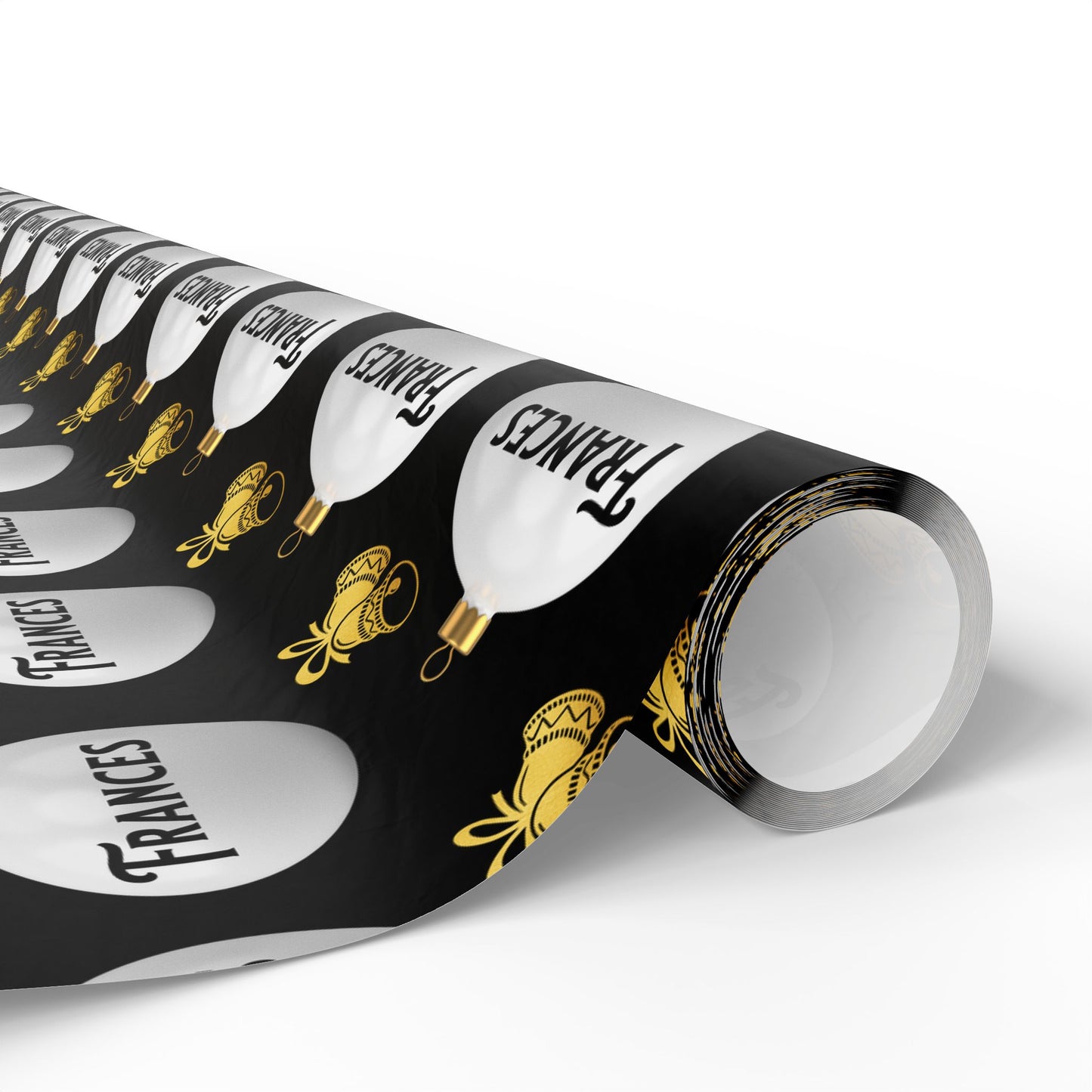 Winter Glam Custom Wrapping Paper (Frances)