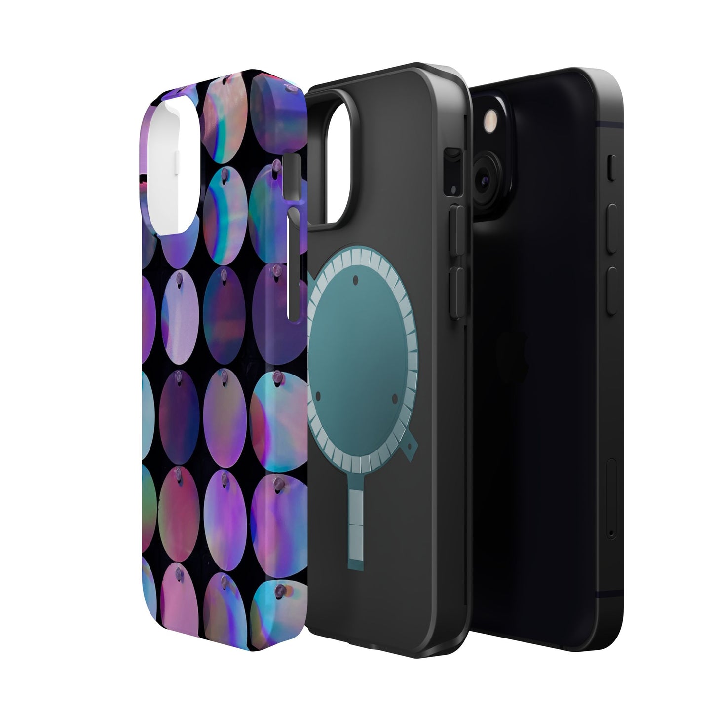 Opal Glow Sequins MagSafe® Compatible Tough Case for iPhone