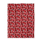 Inked Poinsettias Microfiber Duvet Cover