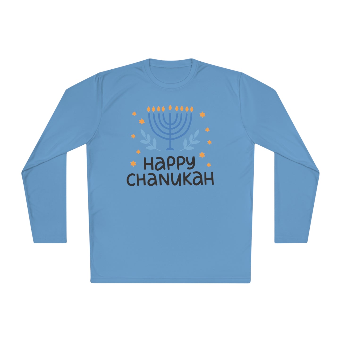 Happy Chanukah Adult Long Sleeve Tee