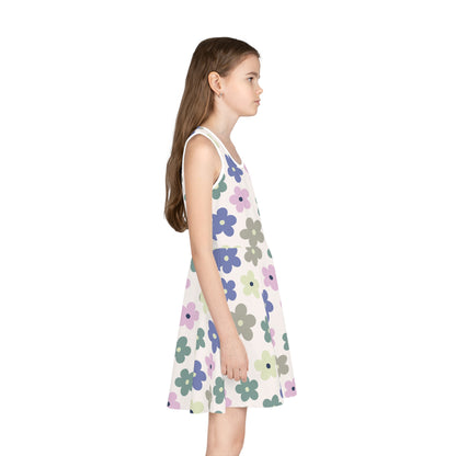 Earthbound Blooms Girls' Sleeveless Sundress