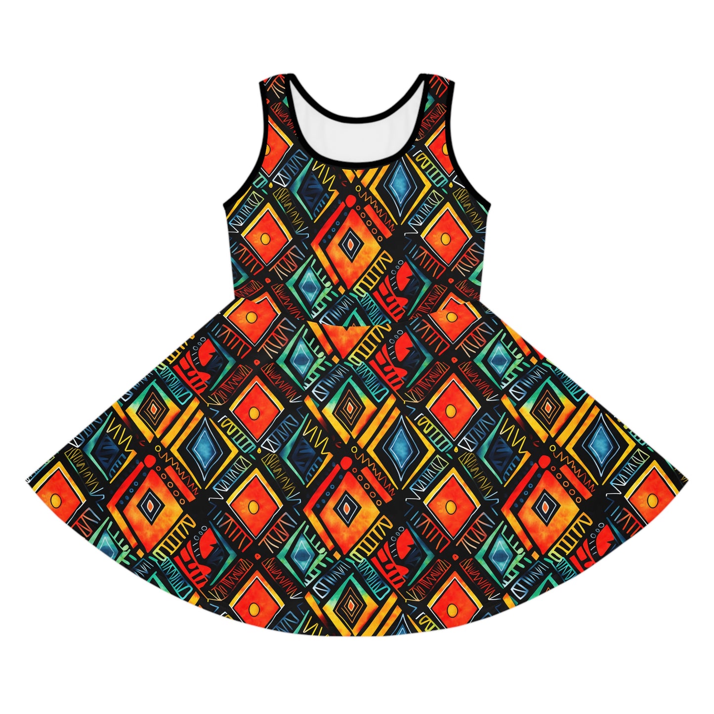 Abundance Rhythm Girls' Sleeveless Sundress