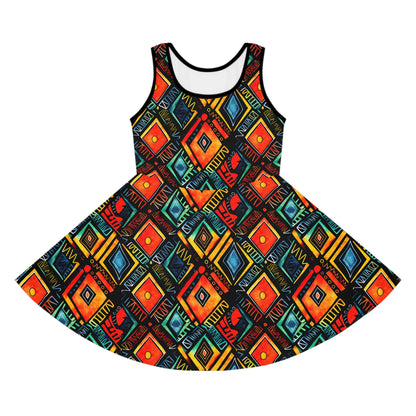 Abundance Rhythm Girls' Sleeveless Sundress
