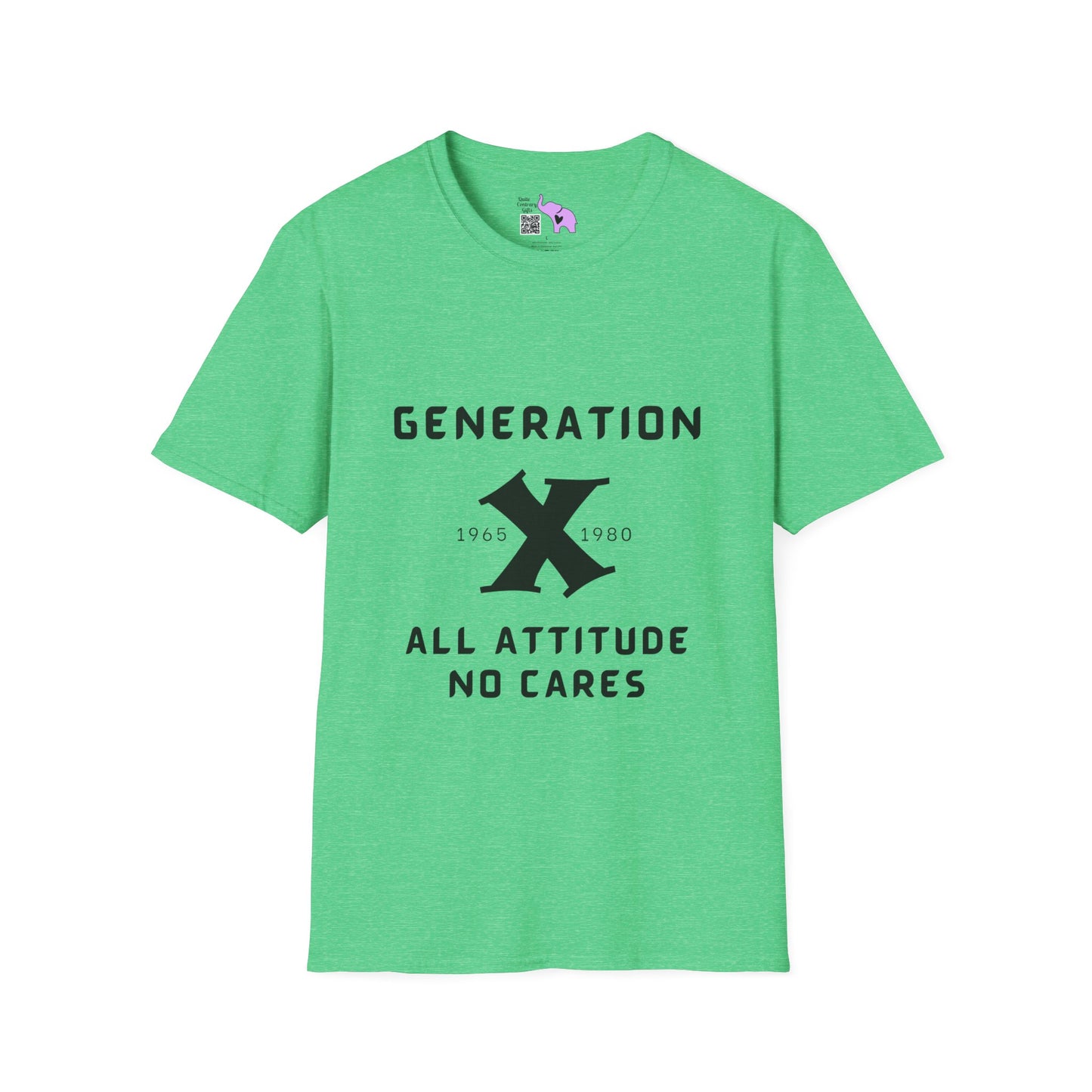 GenX w/years All Attitude No Cares T-shirt