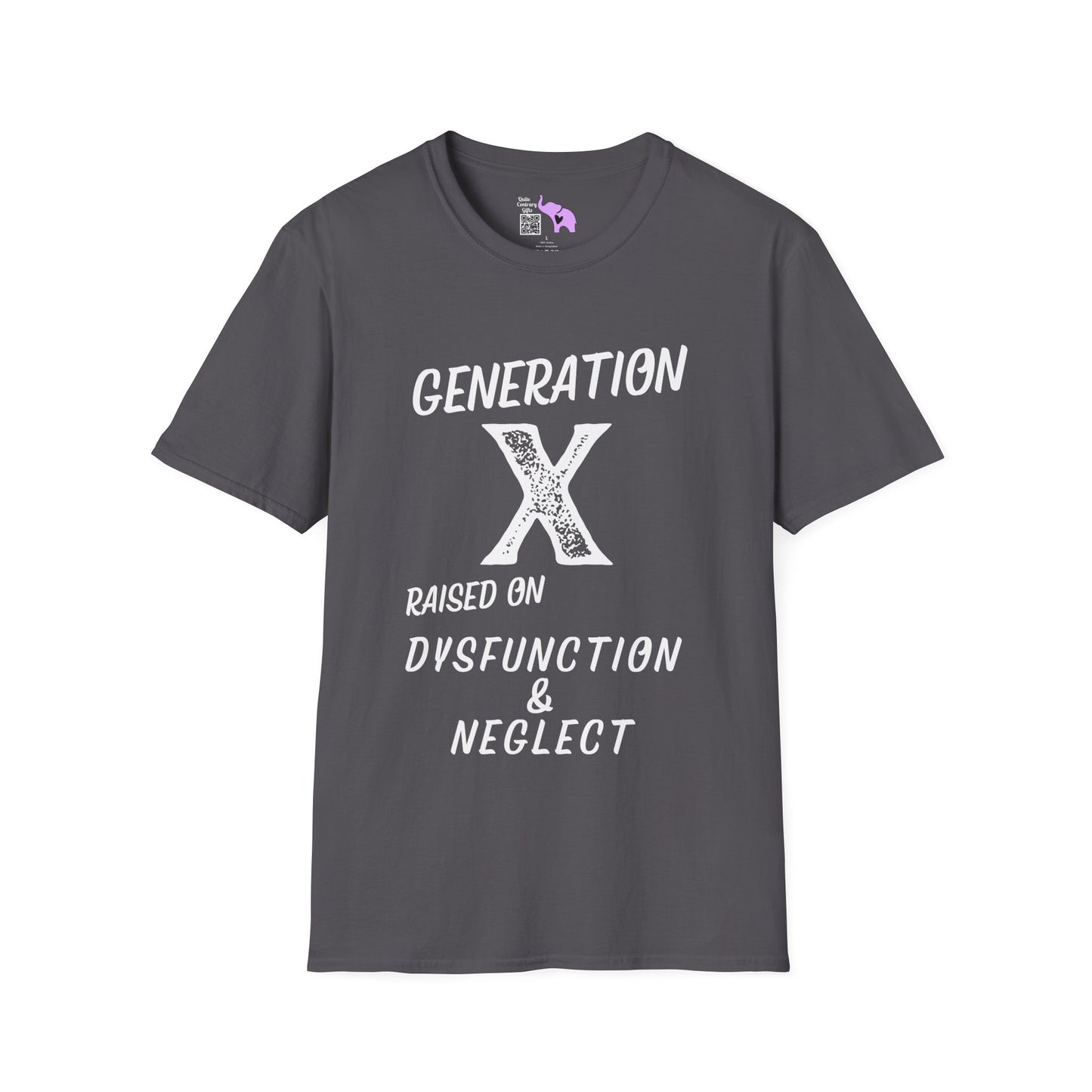 GenX Dysfunction & Neglect Adult T-shirt