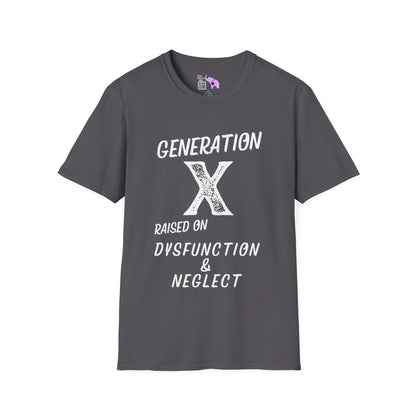 GenX Dysfunction & Neglect Adult T-shirt