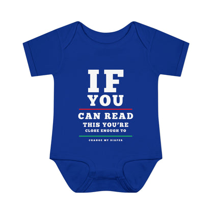 If You Can Read This Eye Chart Infant Baby Rib Bodysuit