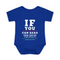 If You Can Read This Eye Chart Infant Baby Rib Bodysuit