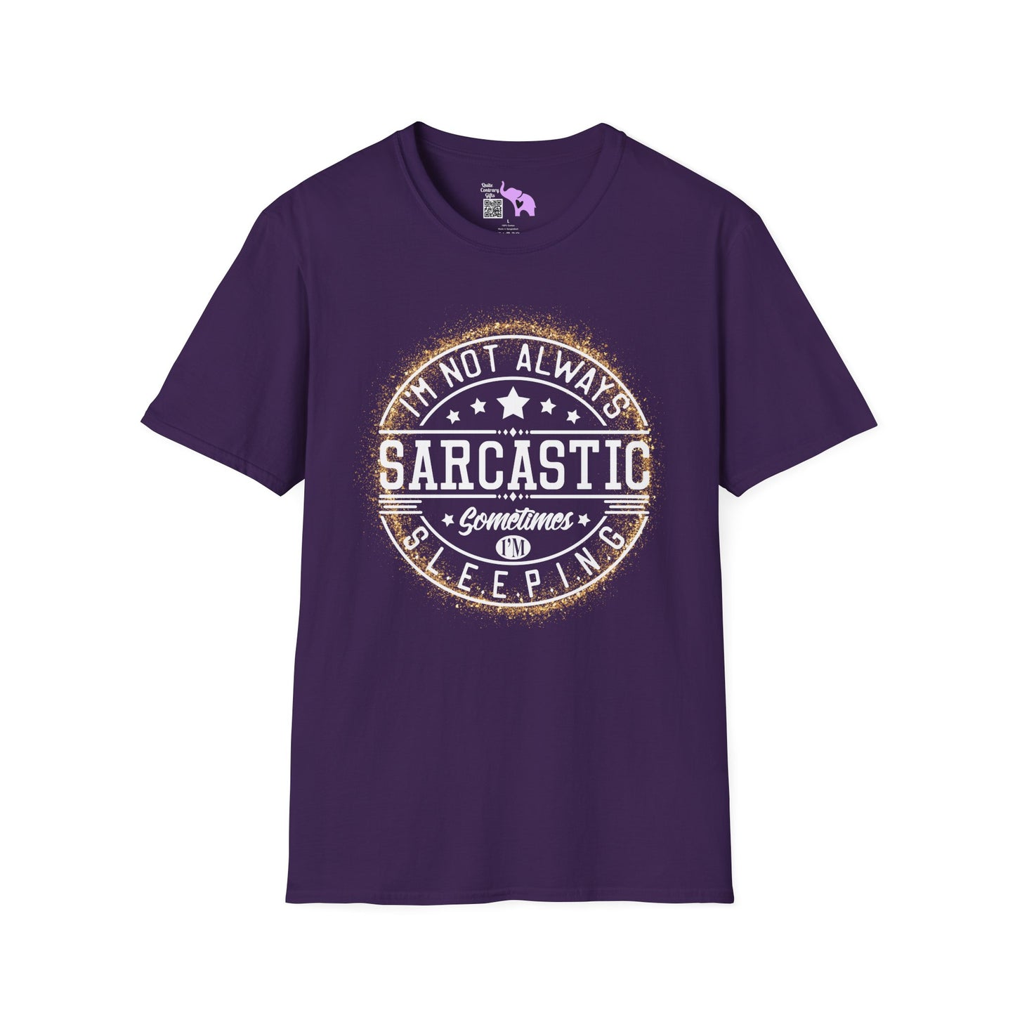 I'm Not Always Sarcastic, Sometimes I'm Sleeping Adult T-shirt