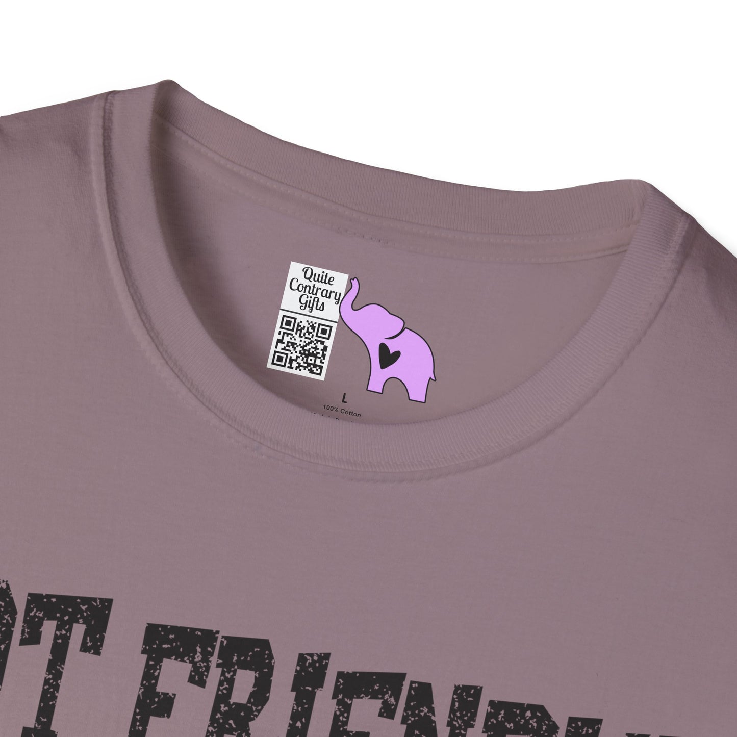 Not Friendly You've Been Warned Adult T-shirt