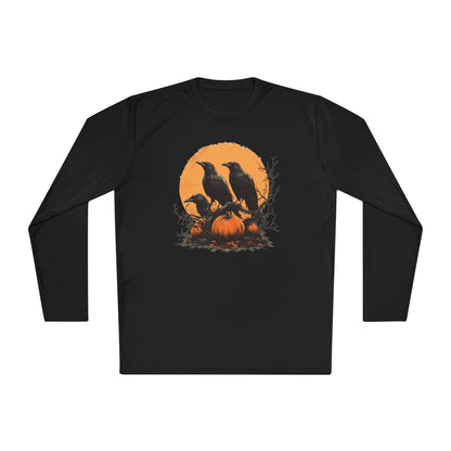 Halloween Crows 4 Adult Long Sleeve Tee