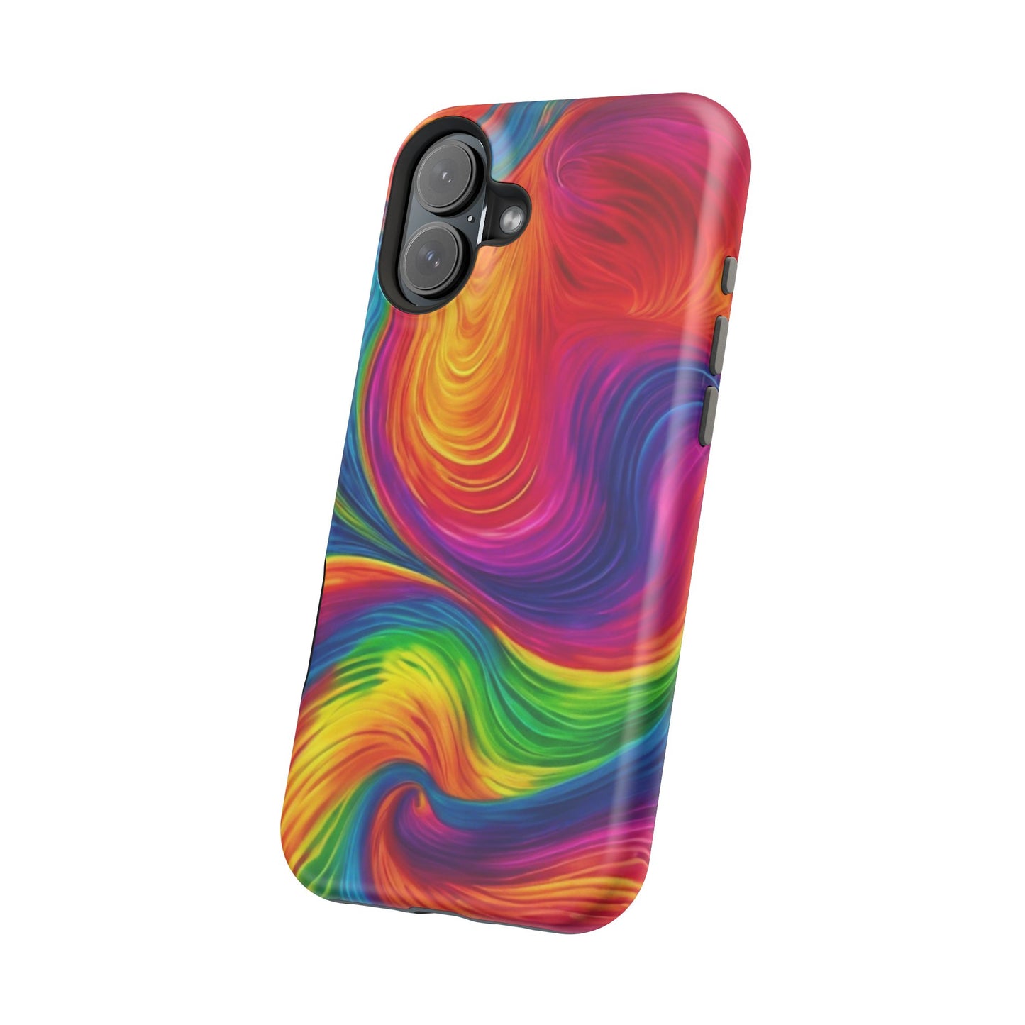 Tie Dye Color Swirl MagSafe® Compatible Tough Case for iPhone