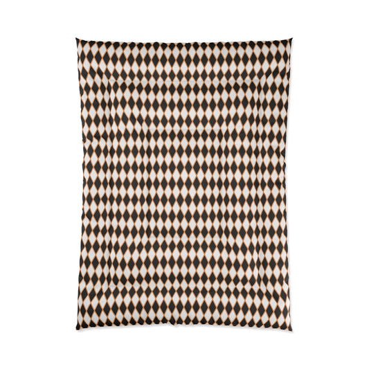 Midnight Ember Harlequin Comforter