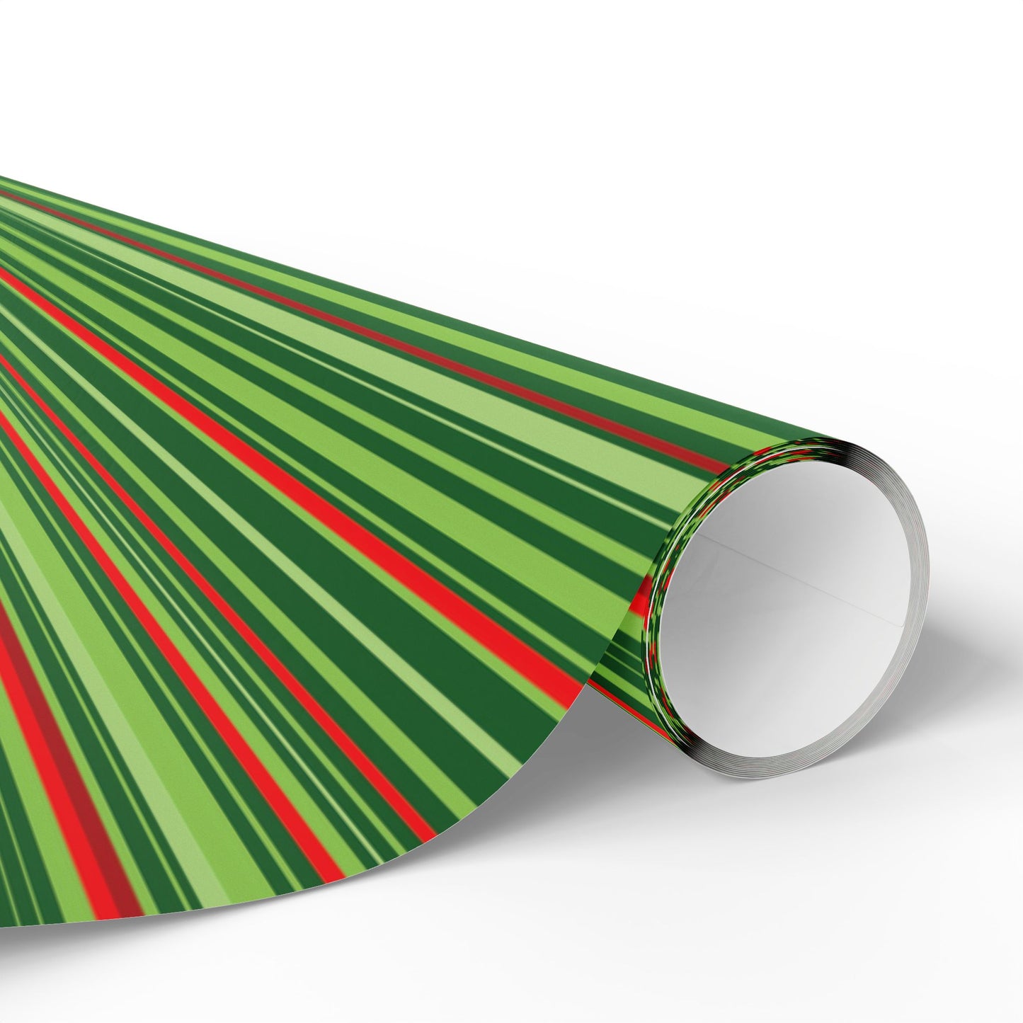 Christmas Cheer Stripes Wrapping Paper