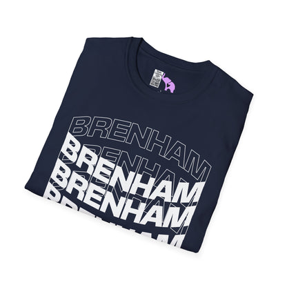 Brenham (Triple Arched) Texas Adult T-shirt