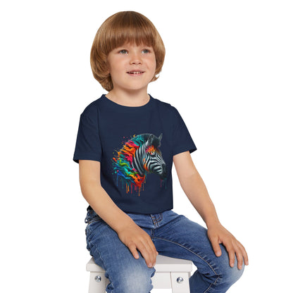 Colorful Zebra Heavy Cotton™ Toddler T-shirt