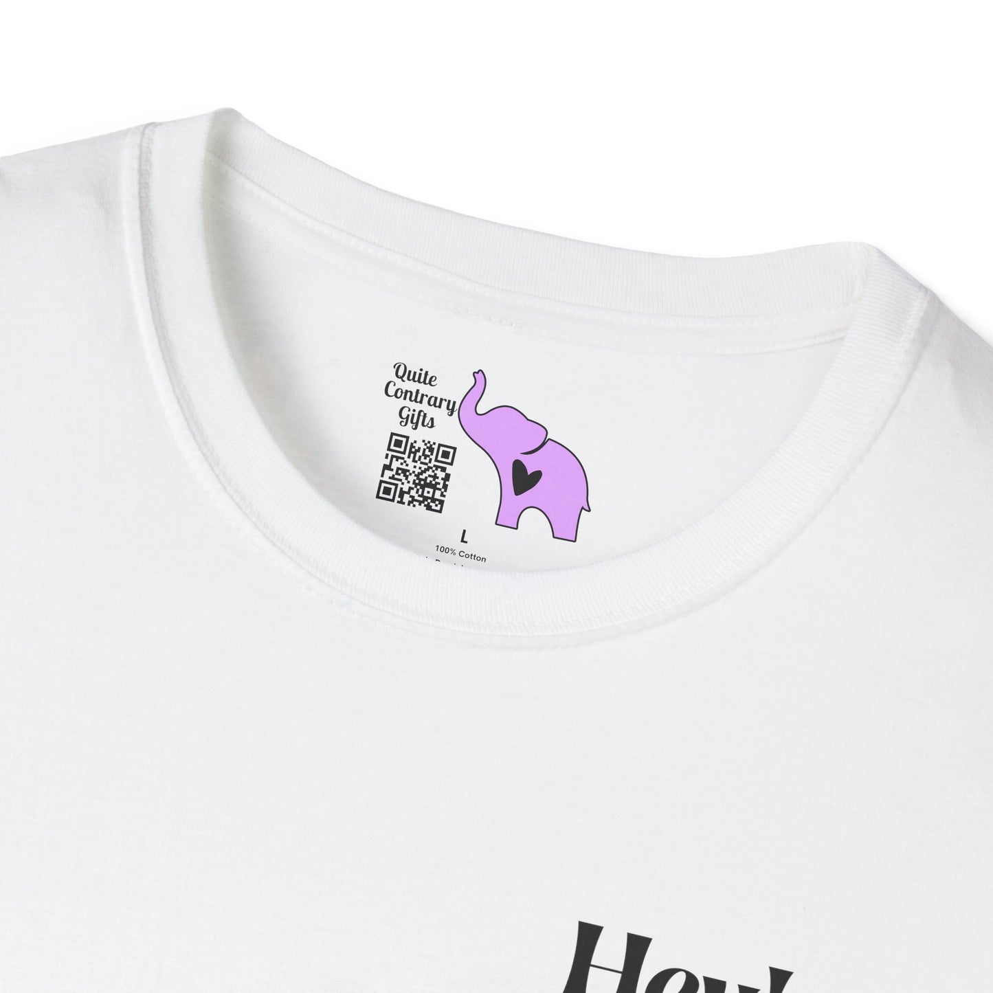 Hey! Stop Reading My Shirt! Adult T-shirt