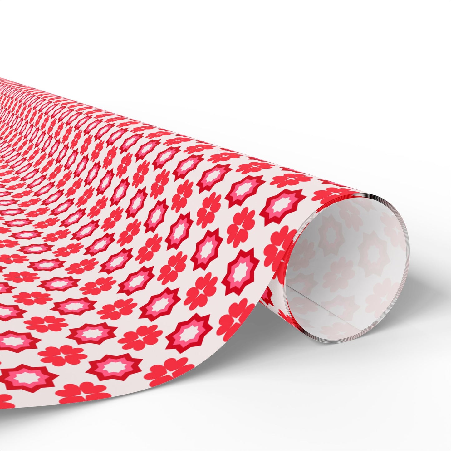 Scarlet Star Garden Wrapping Paper
