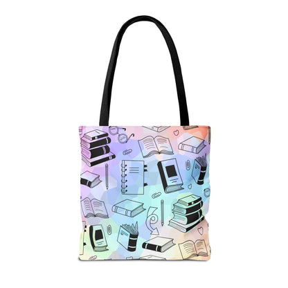 Colorful Chapters Canvas Tote Bag