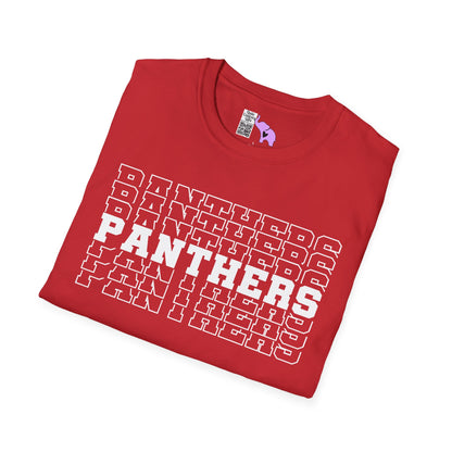 Panthers (Stacked) Adult T-shirt