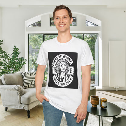 Beetlejuice Sons of Spooky Netherworld Adult T-shirt